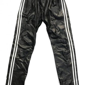 Prowler Red Leather Joggers Wht Md