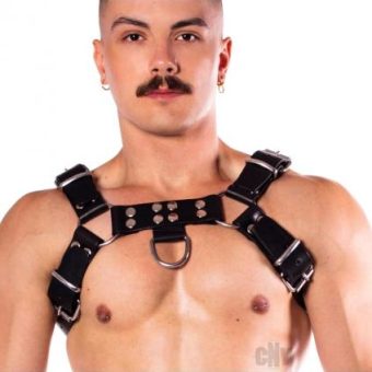Prowler Red Butch Harness Prem Blk Lg