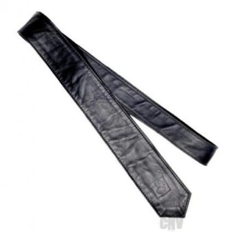 Prowler Red Leather Tie Black