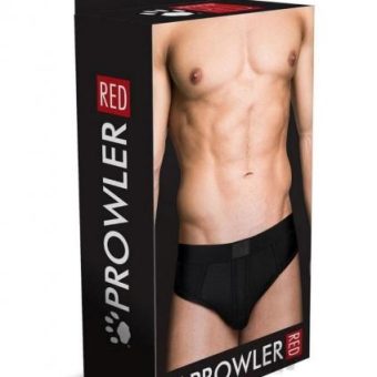 Prowler Red Ass Less Brief Blk Xl