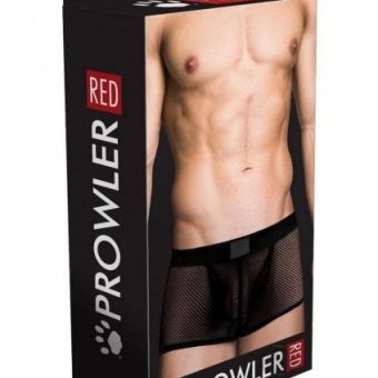 Prowler Red Fishnet Assless Trunk Blk Sm