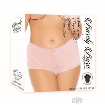 Barely B Split Lace Boy Shorts Ps Peach