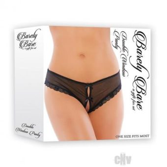 Double Window Panty Black