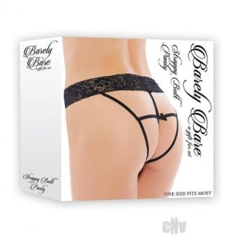 Strappy Butt Panty Black