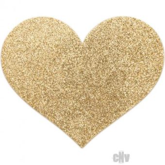 Flash Heart Gold Pasties