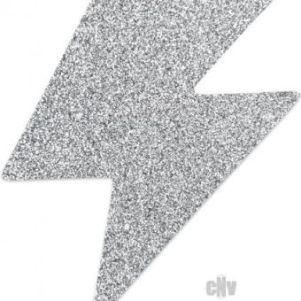 Flash Bolt Silver Pasties