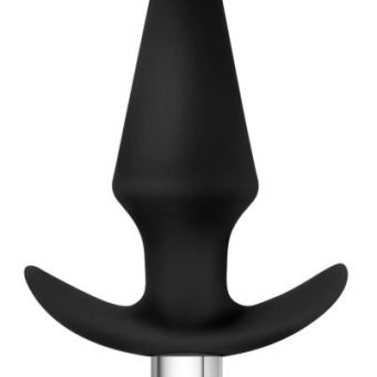 Luxe Discover Vibrating Butt Plug Black