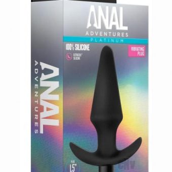 Anal Adv Platinum Silicone Vibe Plug