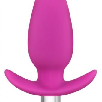 Little Thumper Fuchsia Vibrating Butt Plug