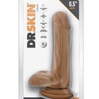 Dr Skin Dr Jeffrey 6.5 Dildo Balls Tan