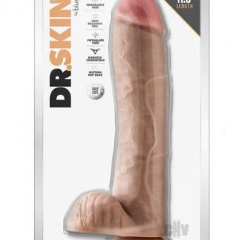 Dr Skin Mr Savage 11.5 Dildo Balls Beige
