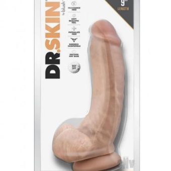 Dr Skin Mr Mayor 9 Dildo Balls Beige