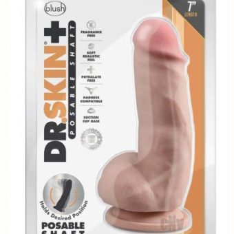 Dr Skin Plus Girth Pose Dildo 7 Vanilla