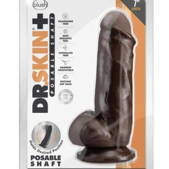 Dr Skin Plus Girth Pose Dildo 7 Choco