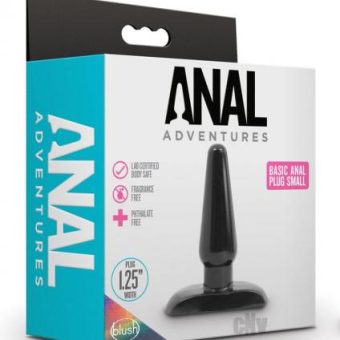 Anal Adv Basic Anal Plug Sm Black