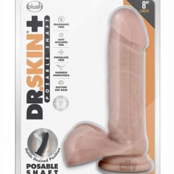 Dr Skin Plus Pose Dildo 8 Vanilla