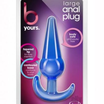 B Yours Large Anal Plug Blue