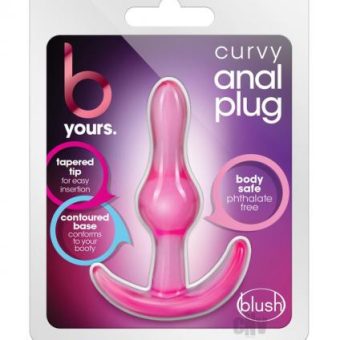 B Yours Curvy Anal Plug Pink