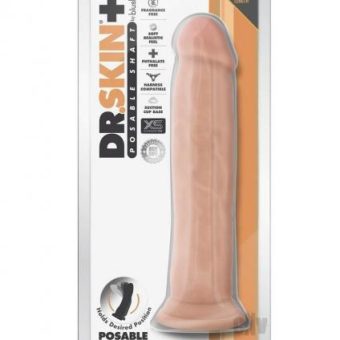 Dr Skin Plus Thick Pose Dildo 9 Vanilla