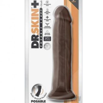 Dr Skin Plus Thick Pose Dildo 9 Chocola