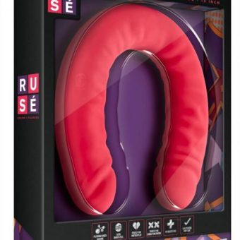 Ruse Silicone Dbl Head Dildo Cerise