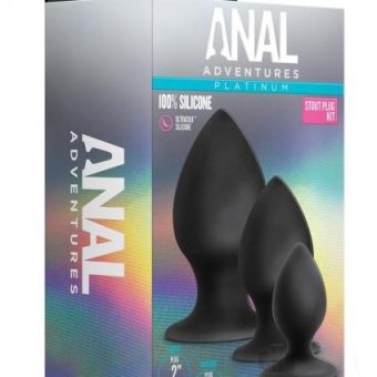 Anal Adventure Platinum Stout Plug Kit