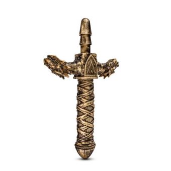 The Realm Drago Lock On Dragon Sword Handle Bronze