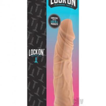 Lock On Realistic Dildo 8 Mocha