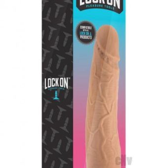 Lock On Realistic Dildo 7 Mocha