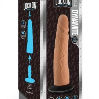 Lock On Dynamite Dildo Mocha 7