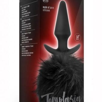 Temptasia Bunny Tail Pom Plug Black