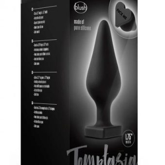 Temptasia Fuck Me Butt Plug Black