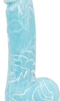 Addiction Luke 7.5 inches Blue Glow In The Dark Dildo