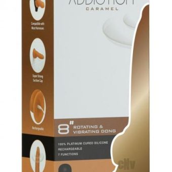 Naked Addiction Rotate/vibe Dong 8 Caram