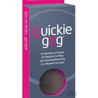 Quickie Ball Gag Medium Black