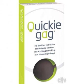 Quickie Ball Gag Large Black