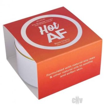 Massage Candle Hot Af Black Cherry 4oz