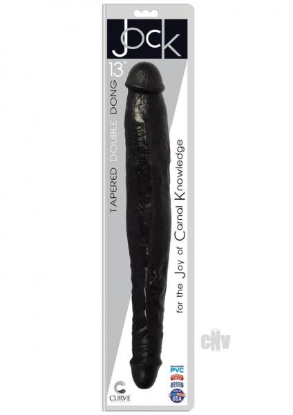 Jock Tapered Double Dong 13 Black