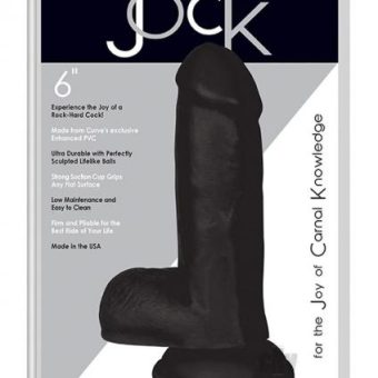 Jock Realistic Dong W/balls 6 Black
