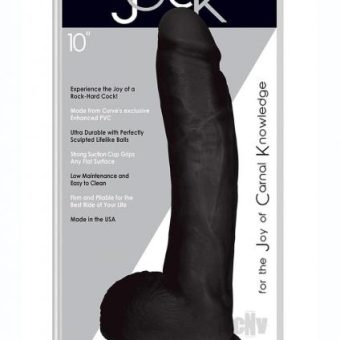 Jock Realistic Dong W/balls 10 Black