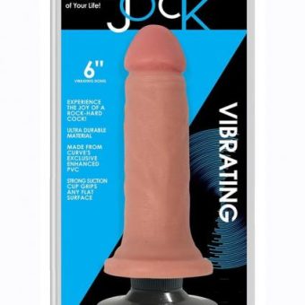 Jock Vibrating Dong No Balls 6 Vanilla