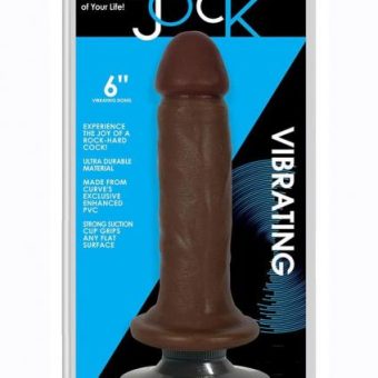 Jock Vibrating Dong No Balls 6 Chocolat