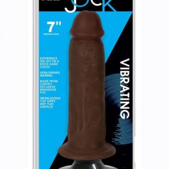 Jock Vibrating Dong No Balls 7 Chocolat