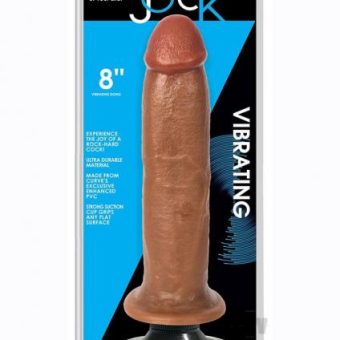 Jock Vibrating Dong No Balls 8 Caramel