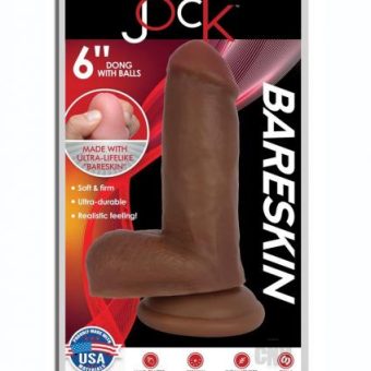 Jock Bareskin Dong W/balls 6 Caramel