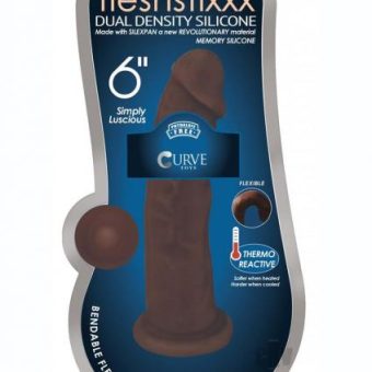 Fleshstixxx Silicone Dual Dense 6 Choco