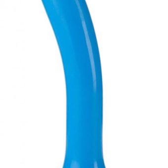 Platinum Premium Silicone The Slim Dildo - Blue
