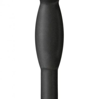Platinum Silicone The Minis Medium Anal Plug Black 3.6 Inch