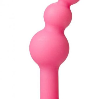 Platinum Silicone The Minis Bubble Butt Plug Pink Small