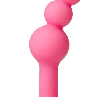Platinum Silicone The Minis Bubble Butt Plug Pink Medium